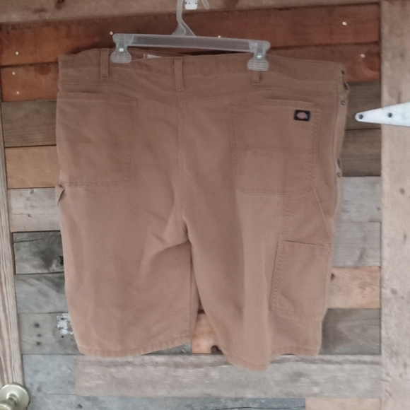 Men's Dickies Flex Khaki Denim Blue Jean Shorts Size 42 - Picture 2 of 2